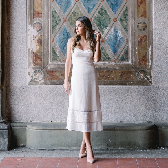 Reformation Ronan Dress Ivory - Picture 6 of 7